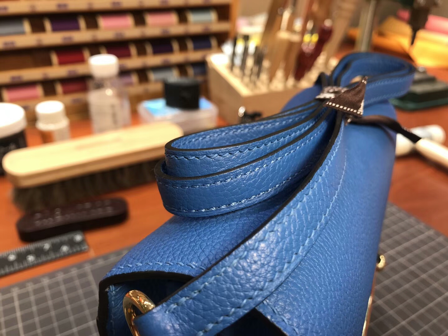 猪鼻子包 Roulis HERMES 爱马仕 2z 午夜蓝 星空蓝 blue nuit 配全套专柜原版包装