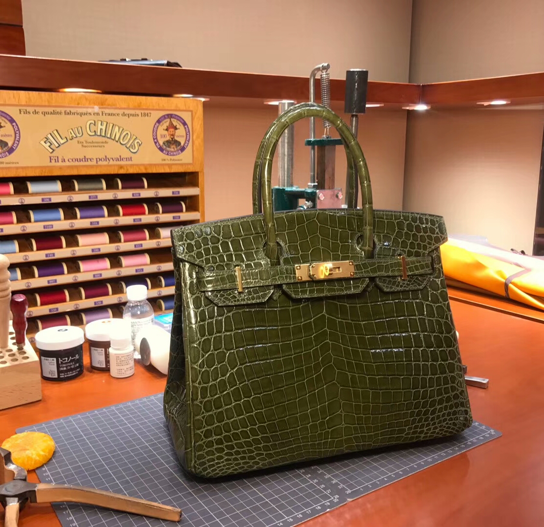 6H Veronese 橄榄绿  爱马仕 HERMES 铂金包 Birkin 配全套专柜原版包装 全球发售