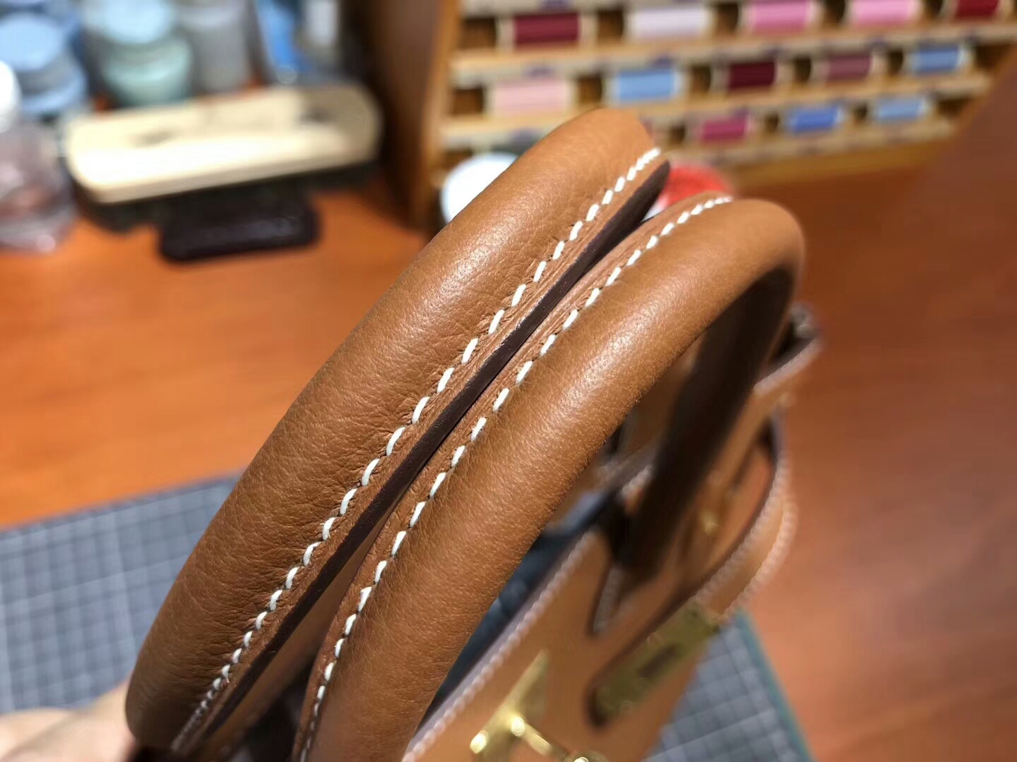 爱马仕 HERMES 铂金包 Birkin 30cm 配全套专柜原版包装 全球发售 ck37 金棕色 gold 