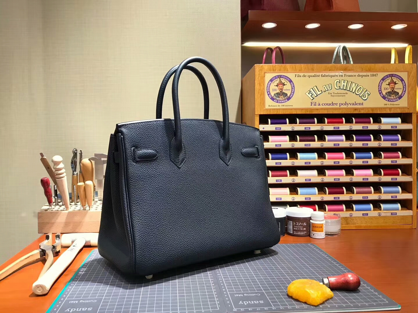 爱马仕 HERMES 铂金包 Birkin 30cm 配全套专柜原版包装 全球发售 BLACK 黑色