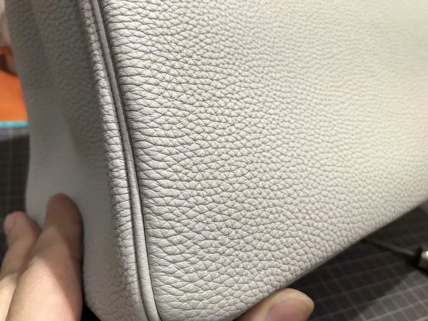 爱马仕 HERMES 铂金包 Birkin 30cm 配全套专柜原版包装 全球发售 珍珠灰 cc80 pearl grey
