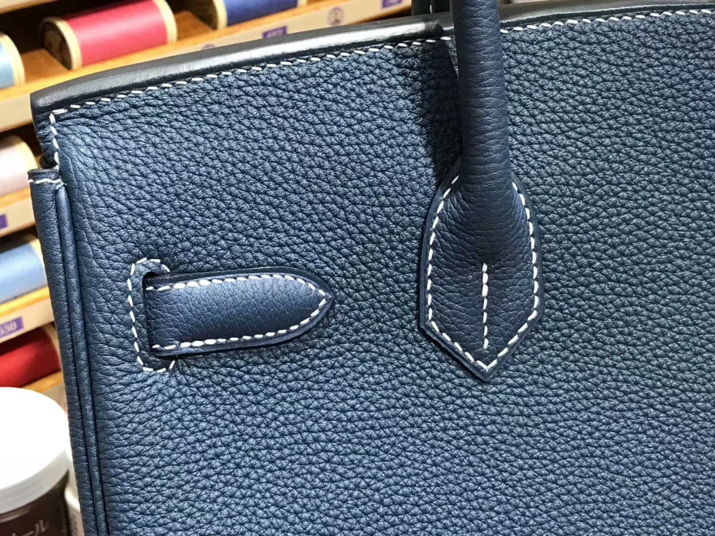 爱马仕 HERMES 铂金包 Birkin 30cm 配全套专柜原版包装 全球发售 2Z午夜蓝 Blue Nuit