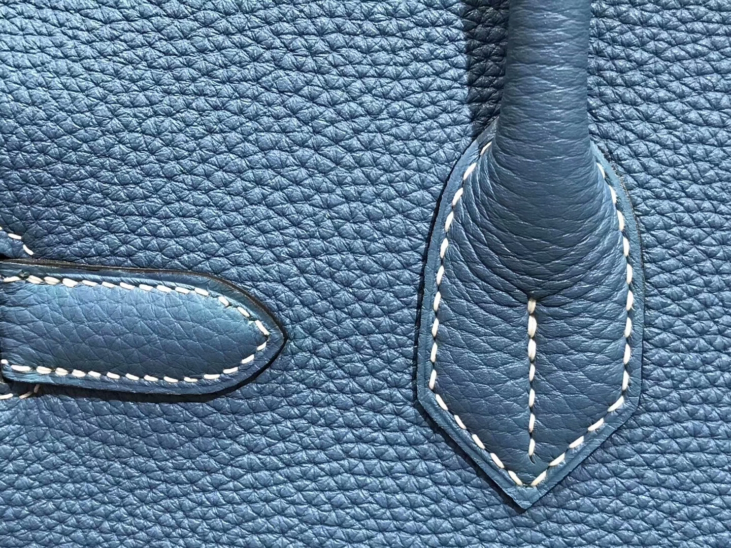 爱马仕 HERMES 铂金包 Birkin 30cm 配全套专柜原版包装 全球发售7W伊兹密尔蓝 Blue Izmir