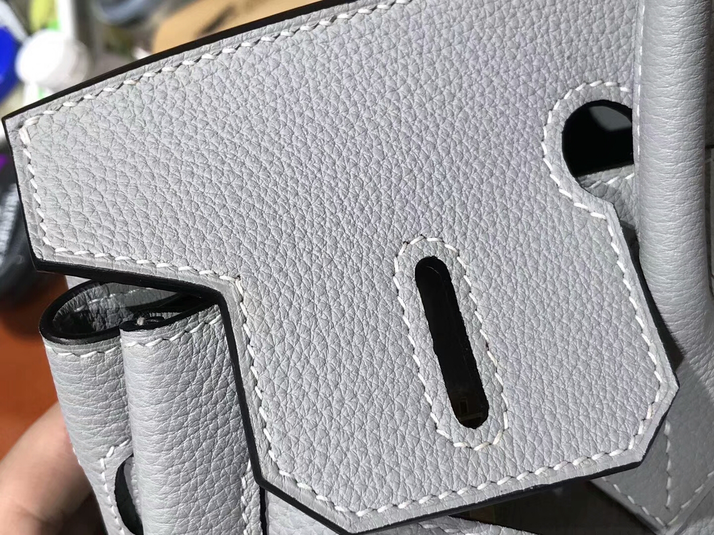 爱马仕 HERMES 铂金包 Birkin 30cm 配全套专柜原版包装 全球发售 海鸥灰 4z gris mouette