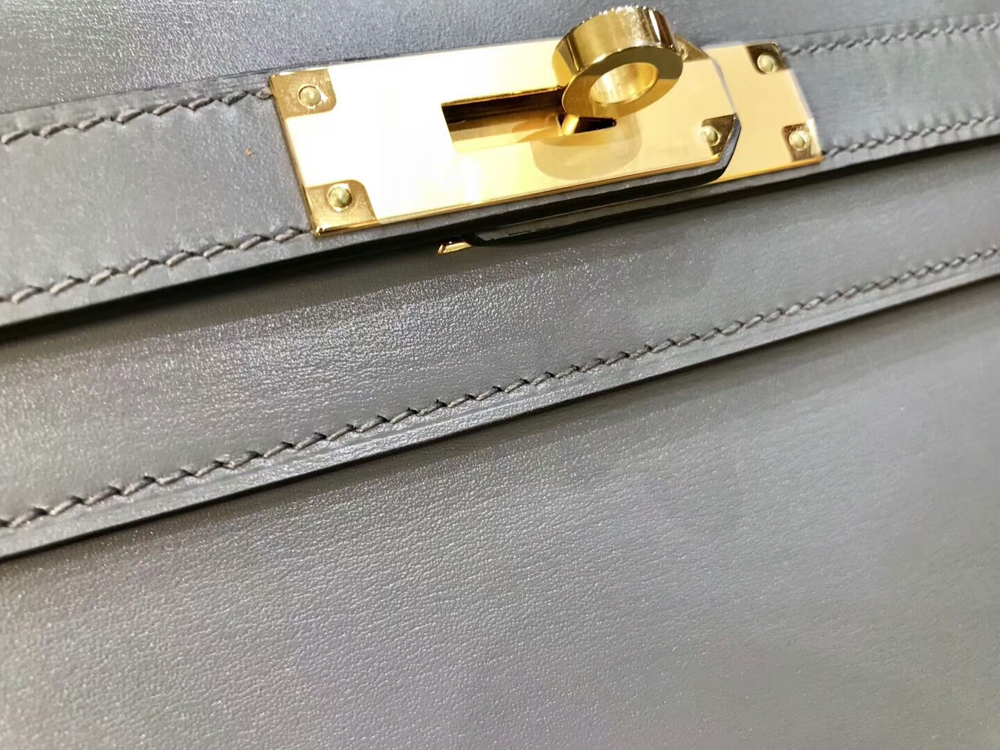 R2 玛瑙蓝 Blue Agate HERMES 爱马仕 Kelly 28CM 现货系列 配全套专柜原版包装