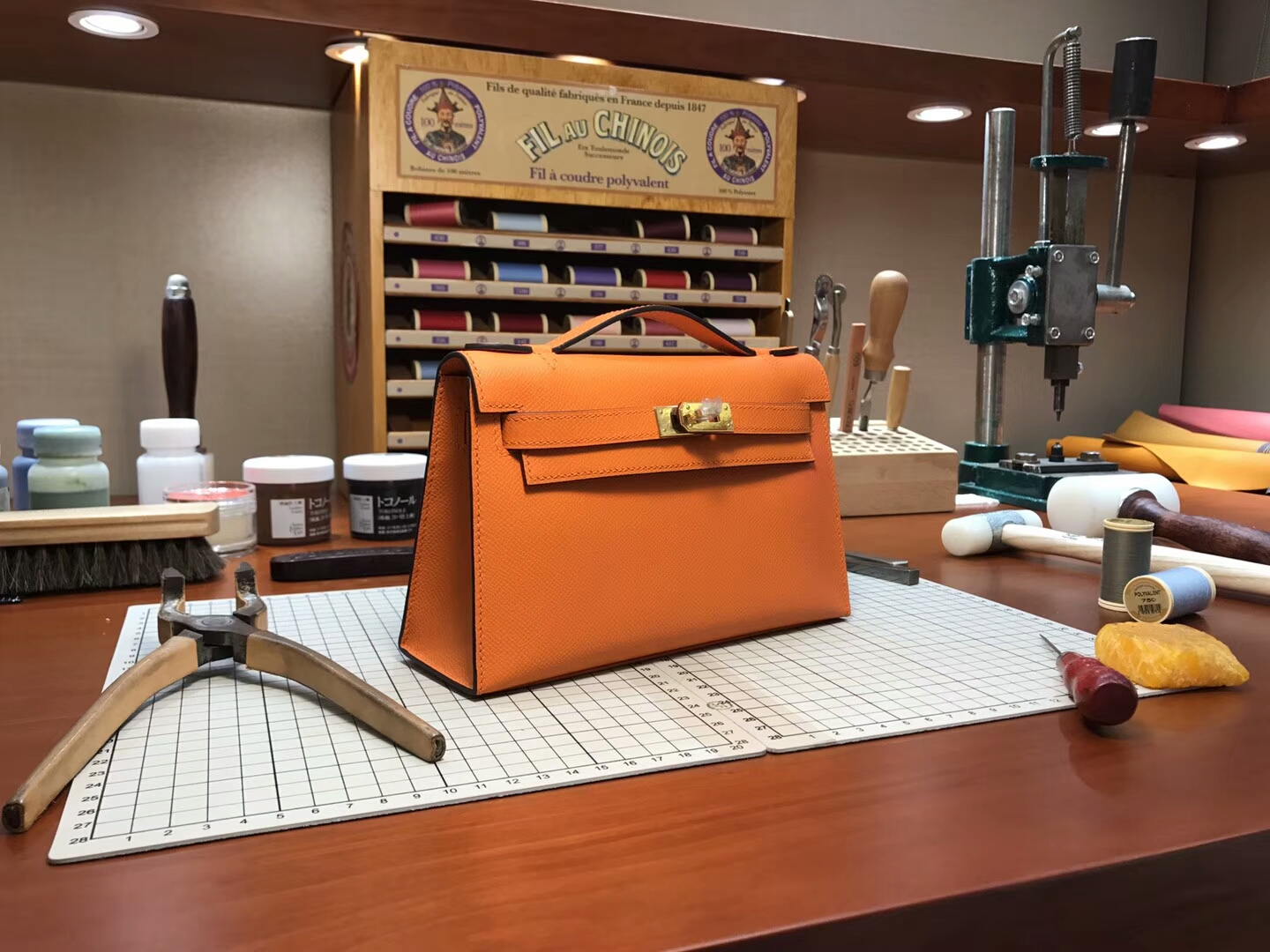 迷你凯莉 MiniKelly cc93 orange 橙色 橘色 金扣 全球发售