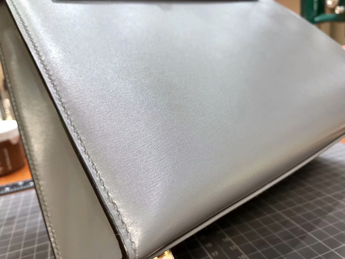 R2 玛瑙蓝 Blue Agate HERMES 爱马仕 Kelly 28CM 现货系列 配全套专柜原版包装