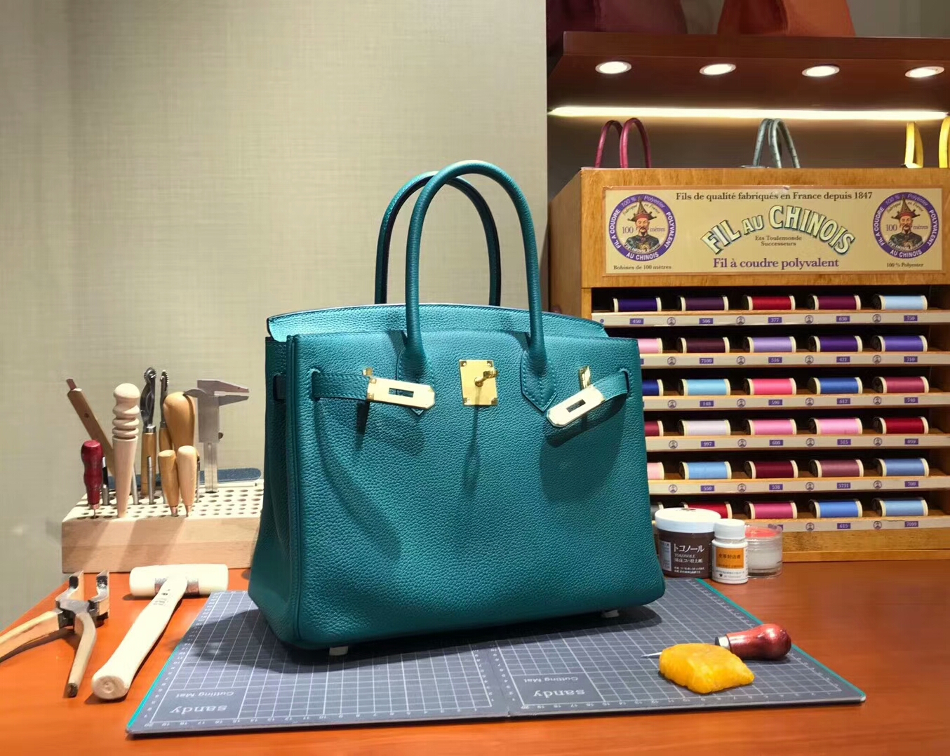 爱马仕 HERMES 铂金包 Birkin 30cm 配全套专柜原版包装 全球发售 6Q翡翠绿 Vert Emeraude