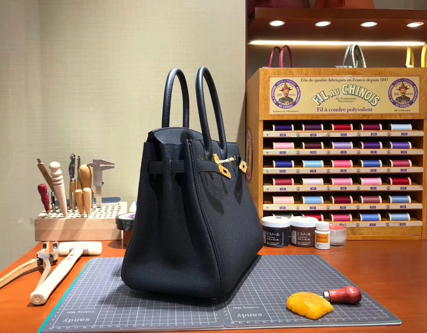爱马仕 HERMES 铂金包 Birkin 30cm 配全套专柜原版包装 全球发售 BLACK 黑色