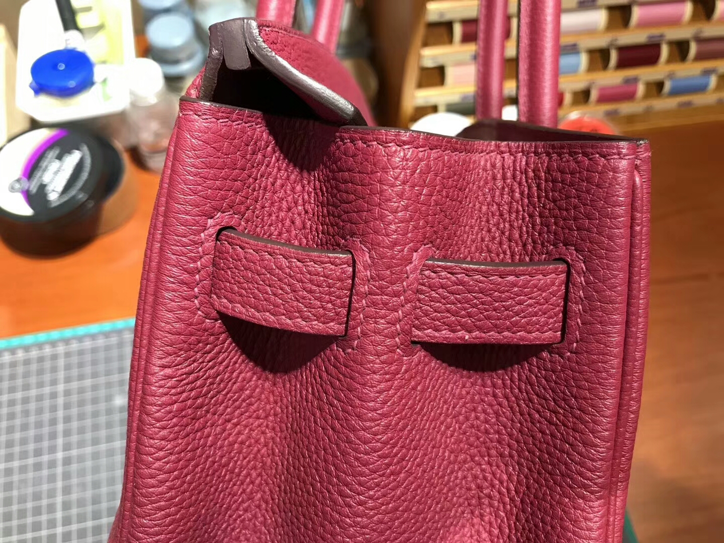 Ruby 宝石红 B5  爱马仕 HERMES 铂金包 Birkin 30cm 配全套专柜原版包装 全球发售