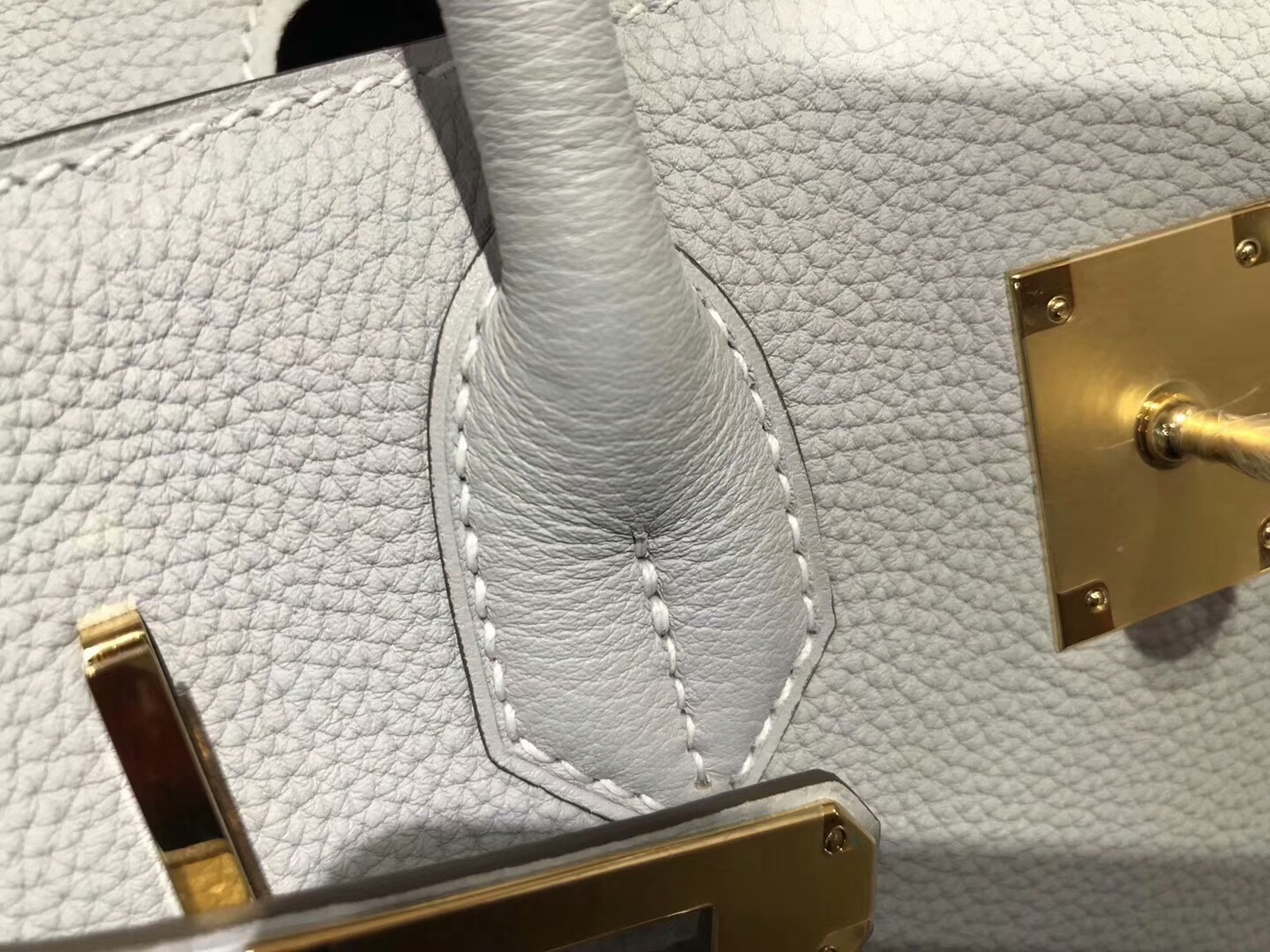 爱马仕 HERMES 铂金包 Birkin 30cm 配全套专柜原版包装 全球发售 珍珠灰 cc80 pearl grey