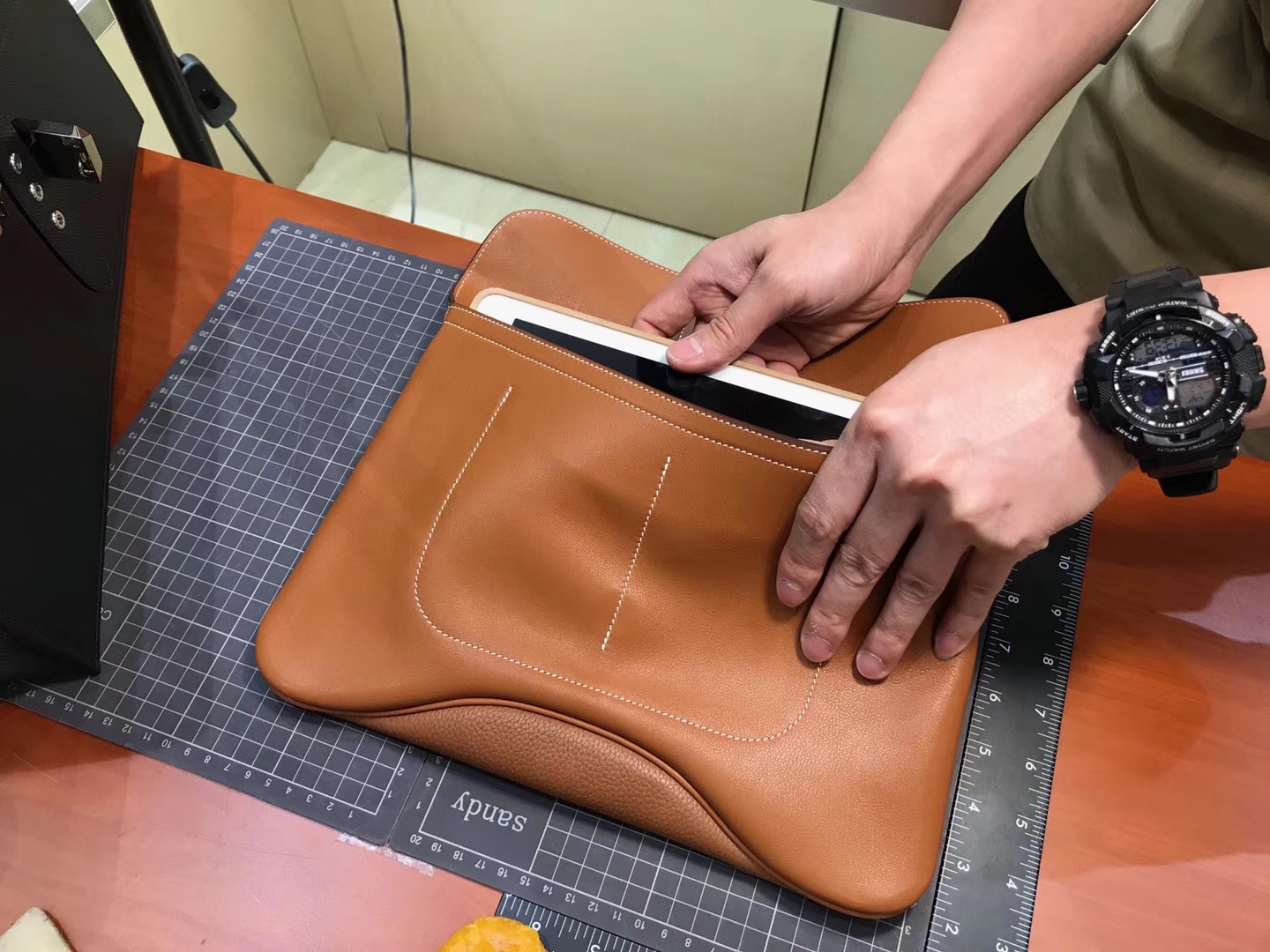 手工定制 Virevolte 手包 CK37 金棕色 Gold 35cm 现货系列