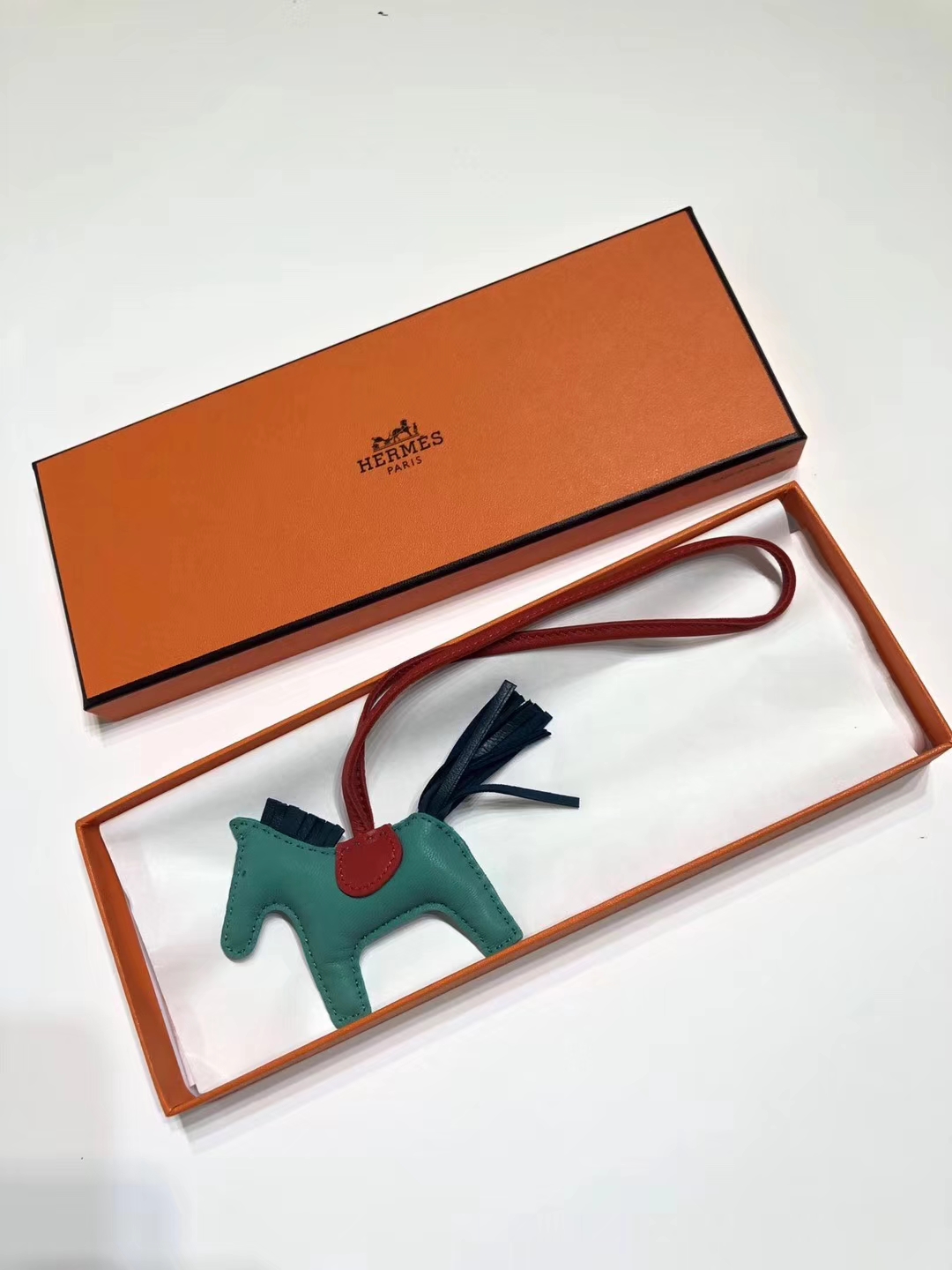HERMES 爱马仕 手工定制 小马挂饰 现货 7V Lagvw 湖水绿 r2 blue agate 玛瑙蓝 走线清晰 百搭挂件