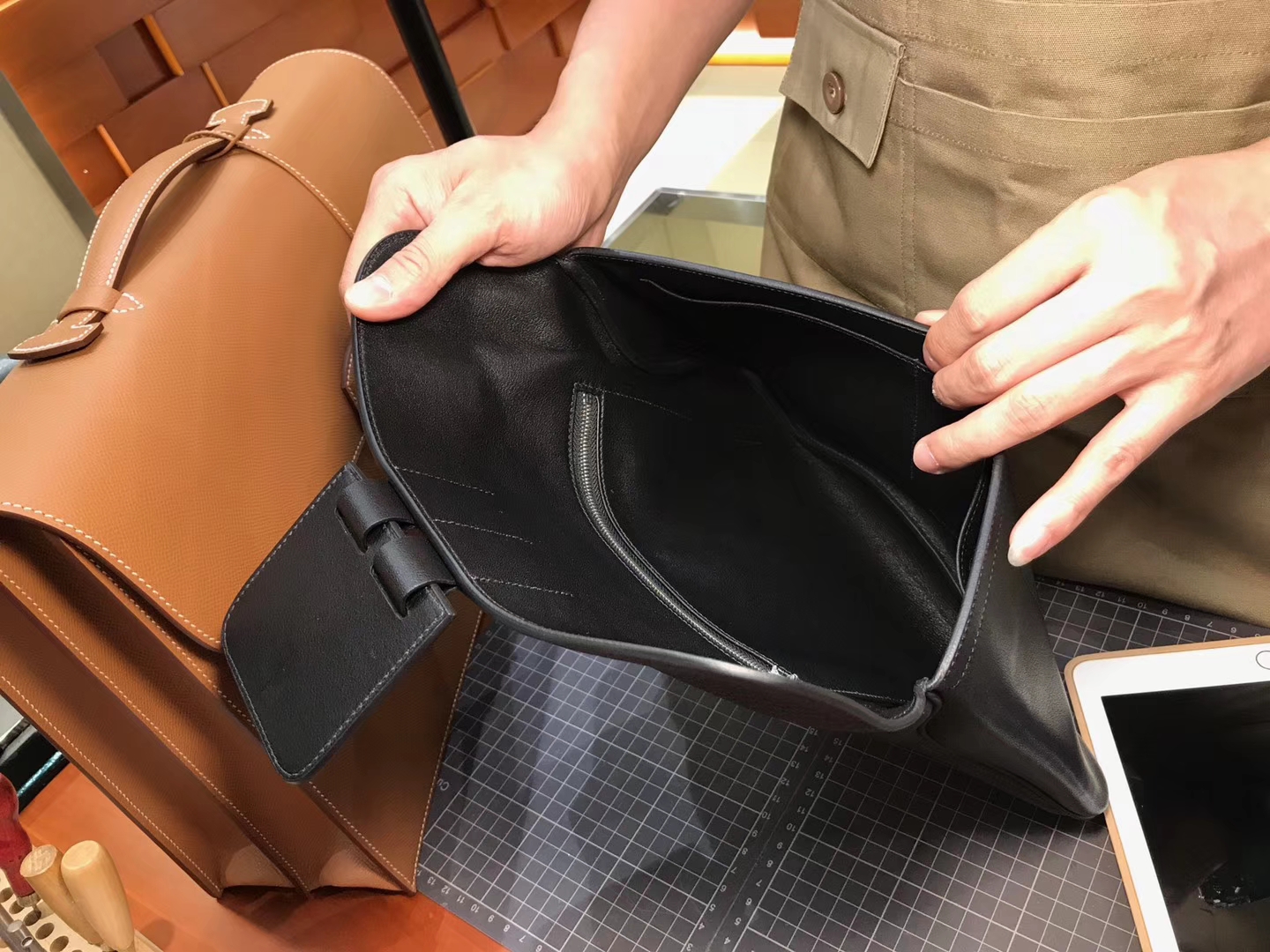 手工定制 Virevolte 手包 89 Nior 黑色  35cm