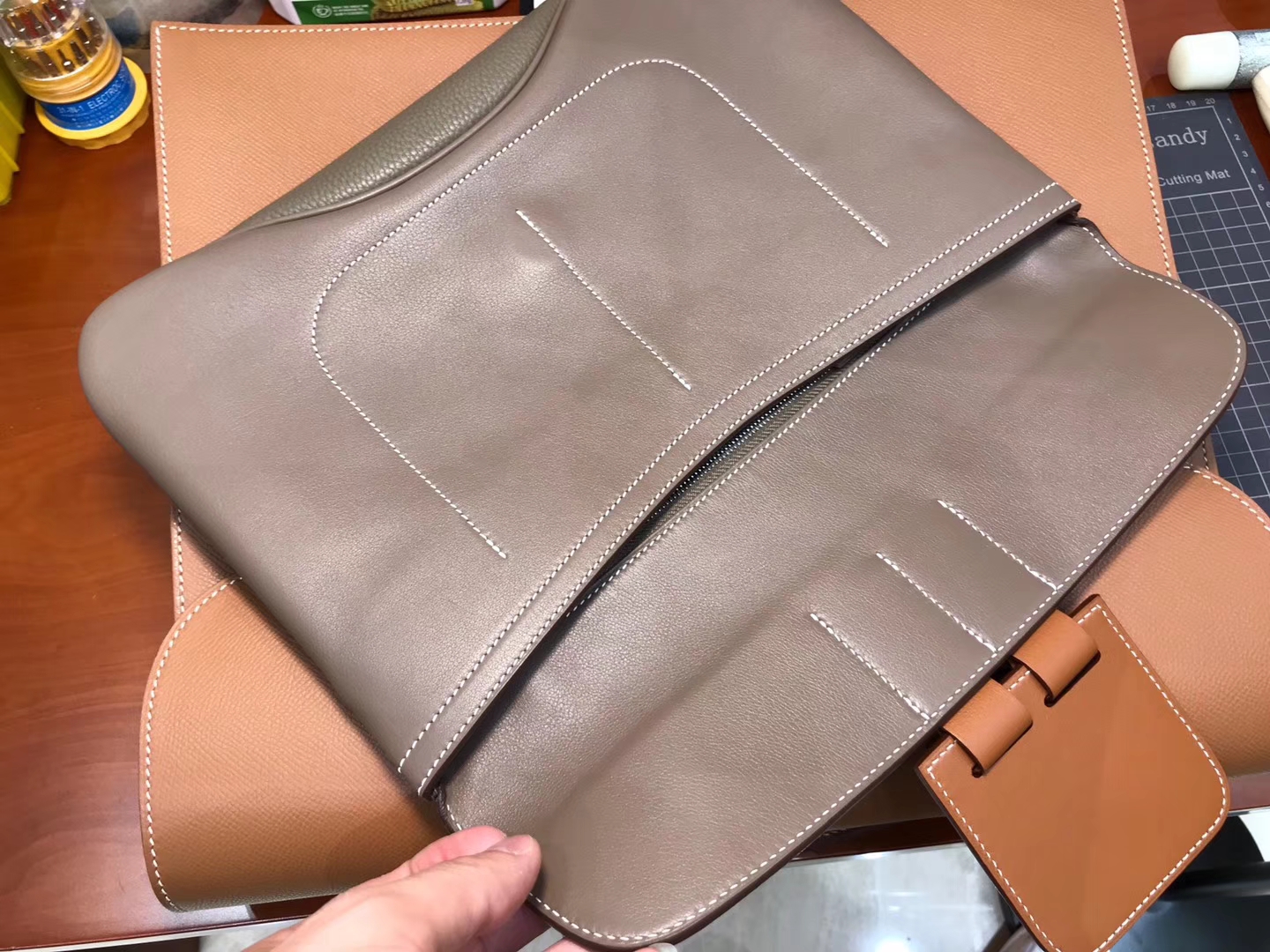 Virevolte 手包大象灰 ck18 etoupe CK37 金棕色 Gold 35cm