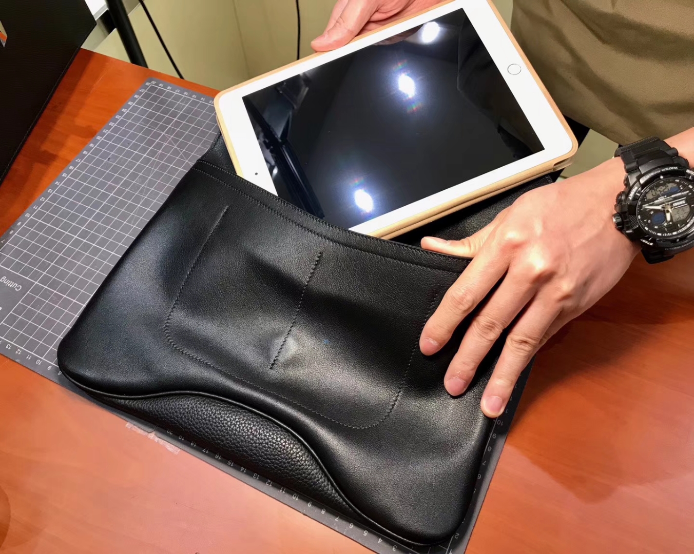 手工定制 Virevolte 手包 89 Nior 黑色  35cm