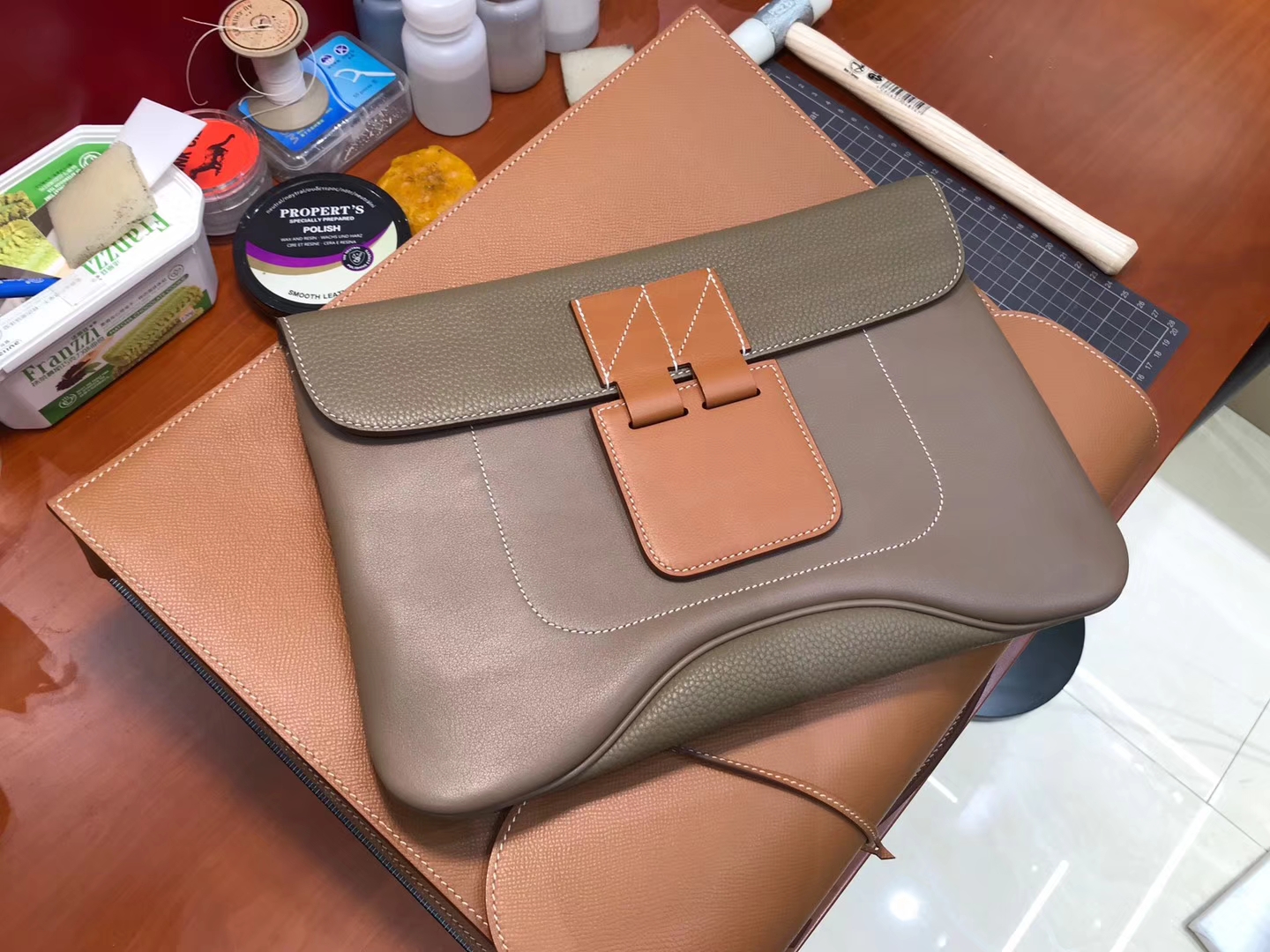 Virevolte 手包大象灰 ck18 etoupe CK37 金棕色 Gold 35cm
