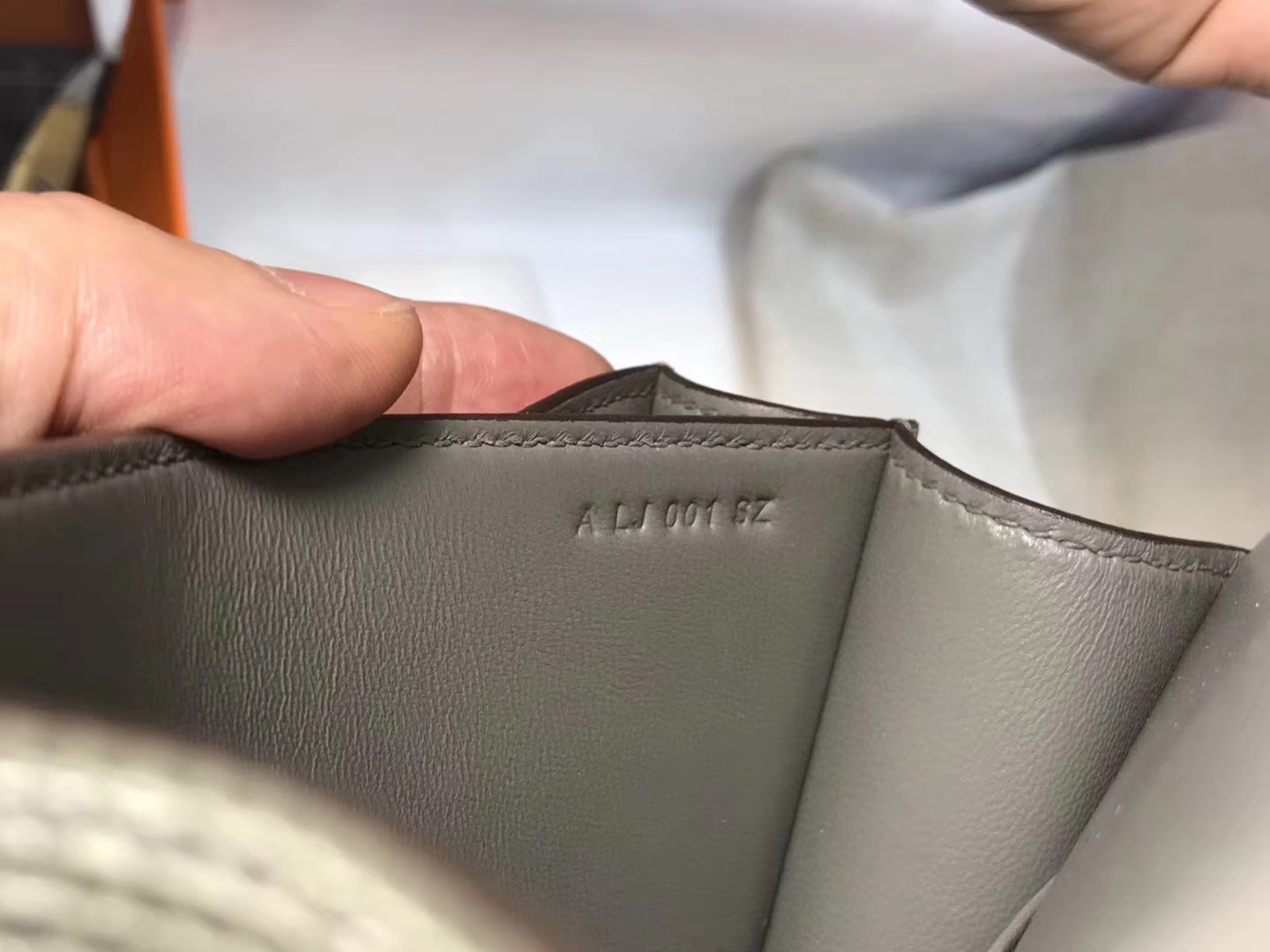 Hermes 爱马仕 空姐包 Constance 蜥蜴皮 8F Etain 银锡灰 锡器灰 定制15-20天发货 配全套专柜原版包装