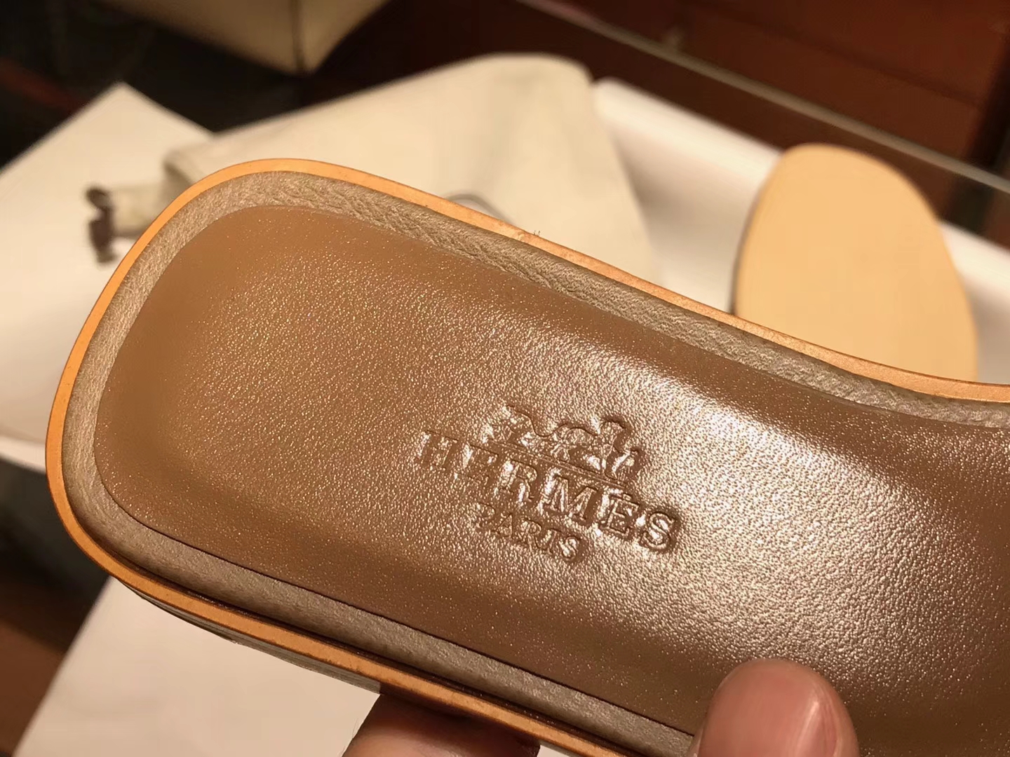 HERMES 爱马仕 H经典款拖鞋  高端订制  独家品质 大象灰