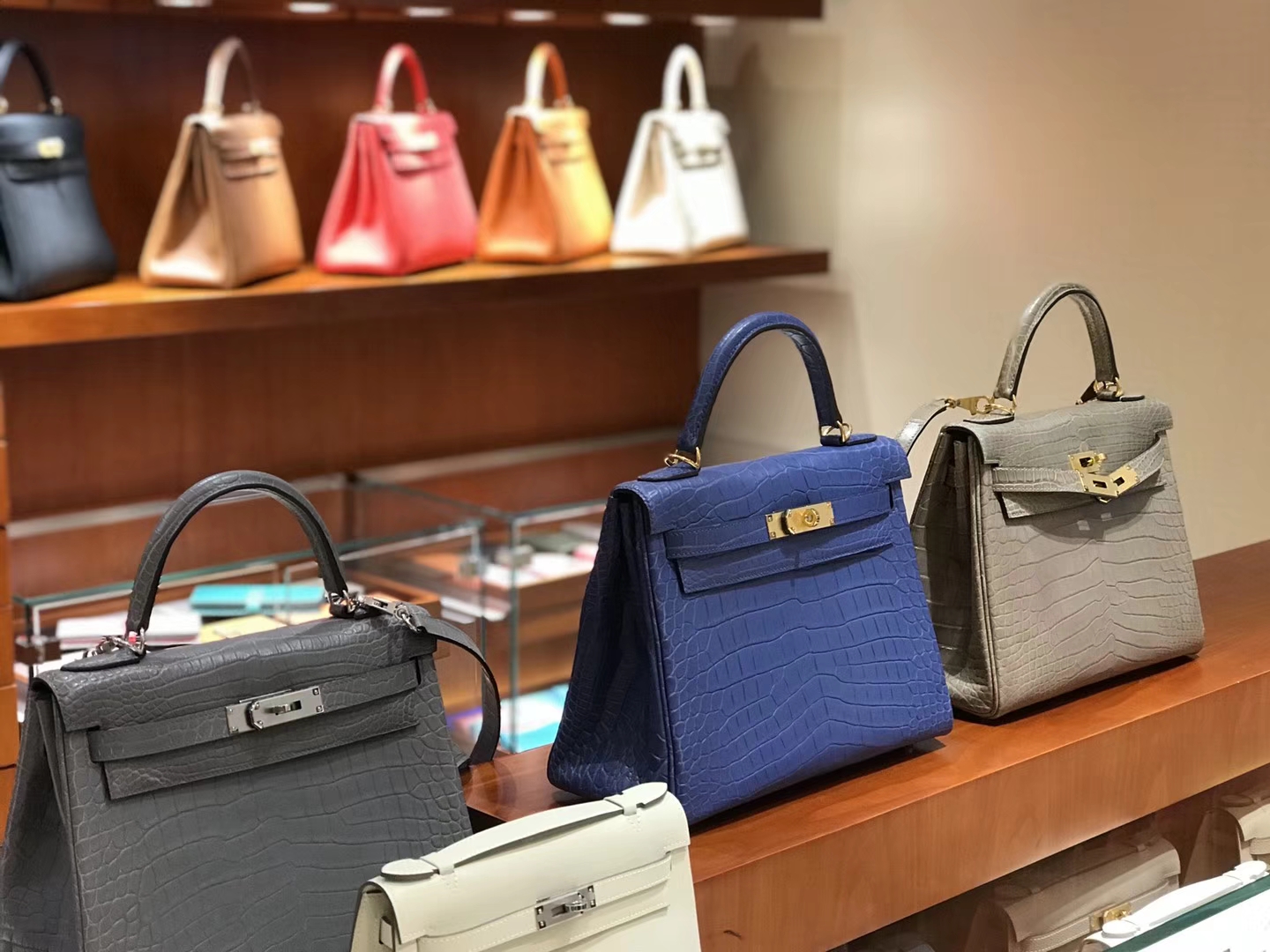 HERMES 爱马仕 Kelly 25CM 金银扣 s2 风衣灰 trench/7T电光蓝 Bleu Electrique/cc88 石墨黑 石墨灰 黑灰色 graphite