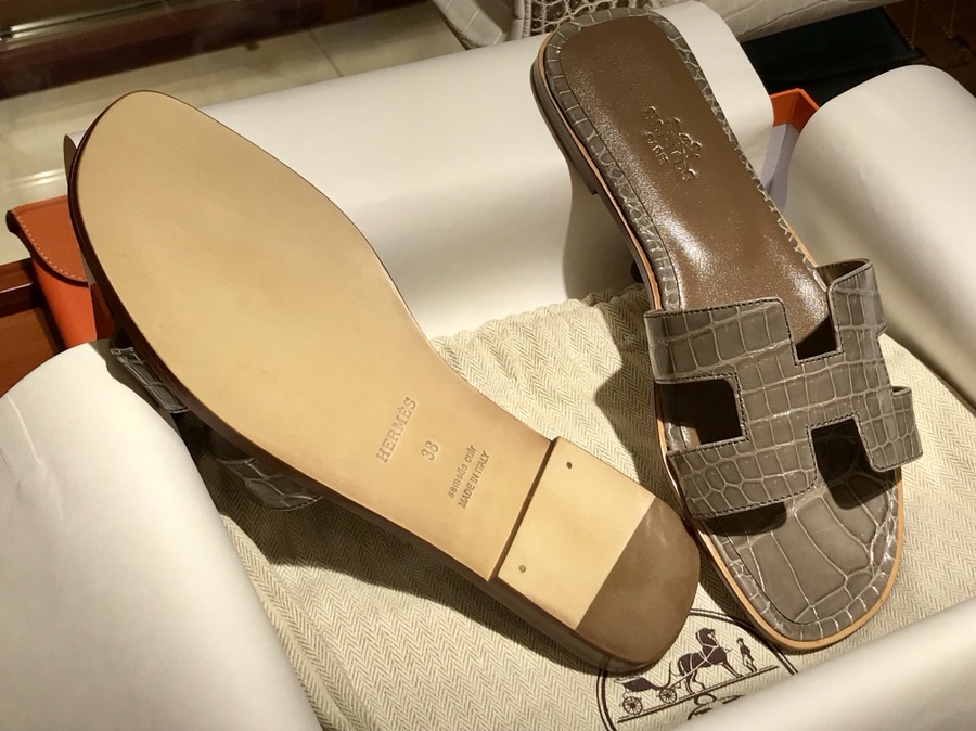 Hermes 鳄鱼皮 高端订制  独家品质 大象灰 独家订制款  码数不可换