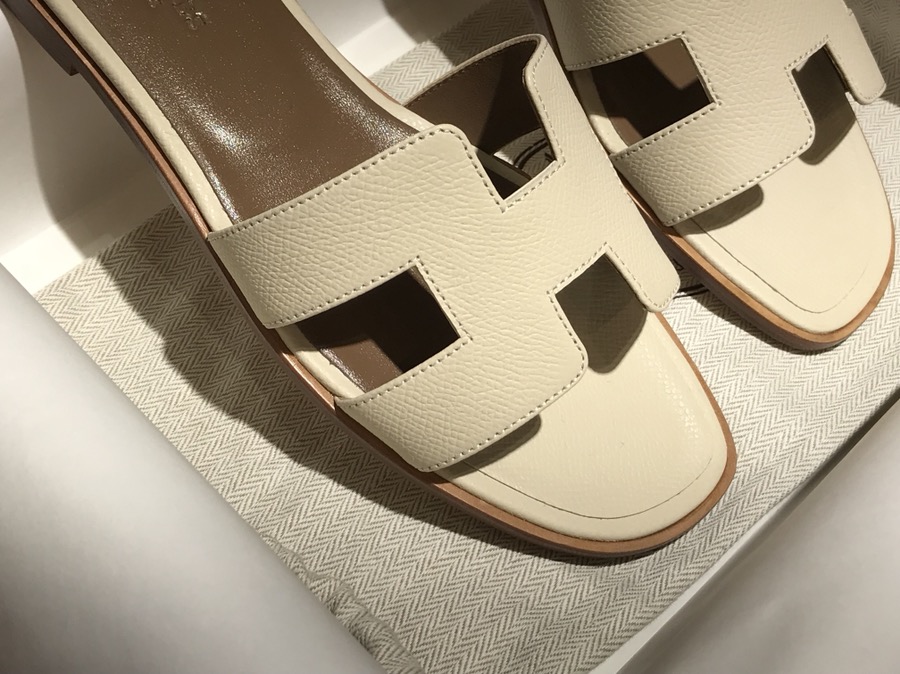 Hermes 经典款拖鞋 高端订制 奶昔白 独家品质 