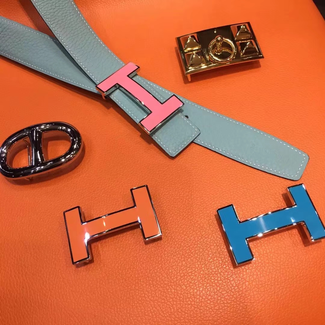 广州白云皮具城 HERMES 爱马仕定制 送礼 最佳 扣头 皮带随便搭