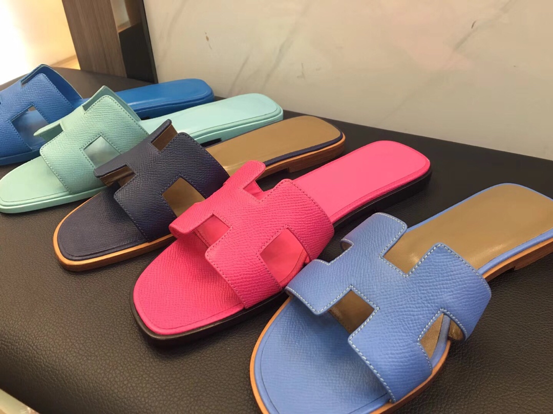 顶级品质 Hermes2018爱马仕经典女拖 超级有档次的