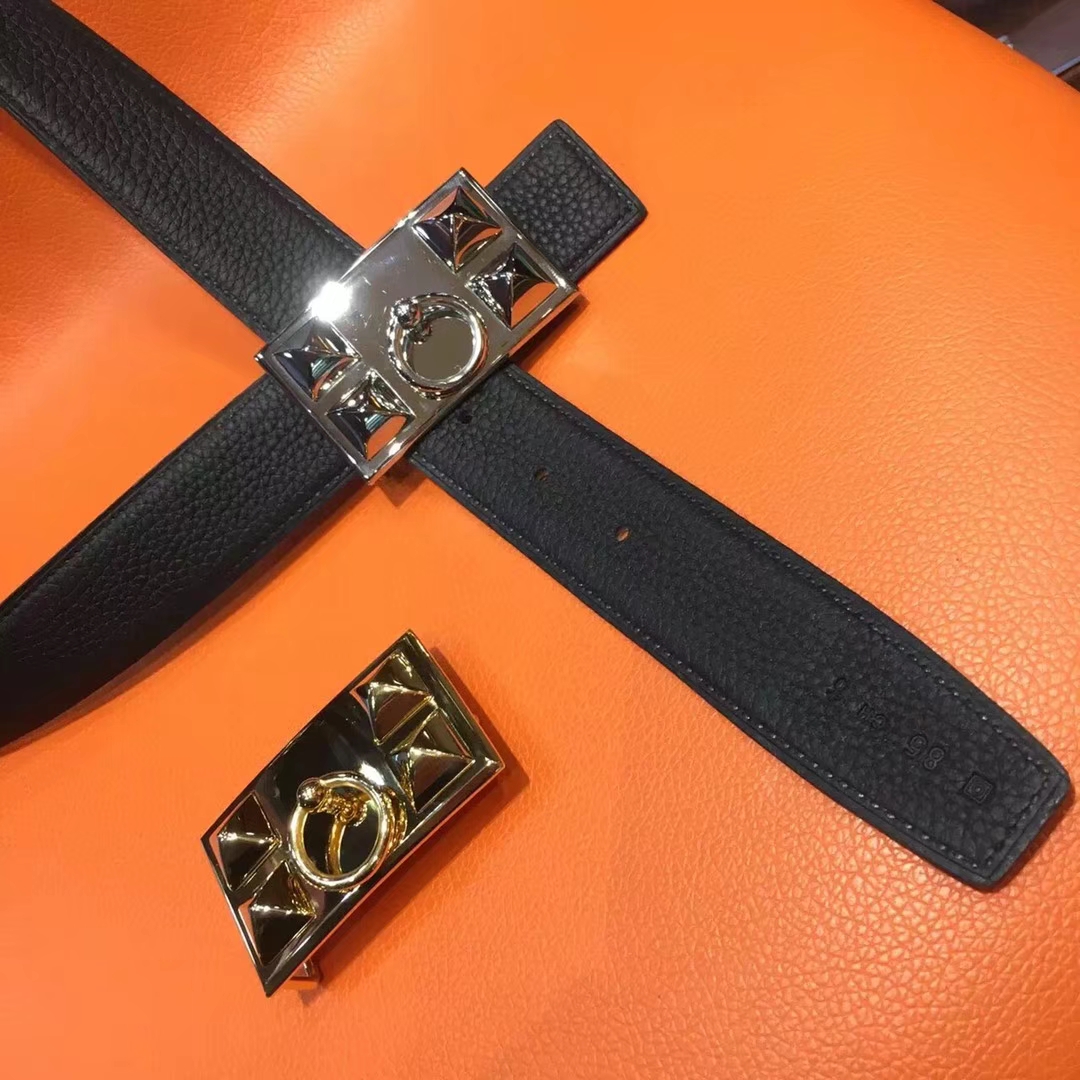 广州白云皮具城 HERMES 爱马仕定制 送礼 最佳 扣头 皮带随便搭