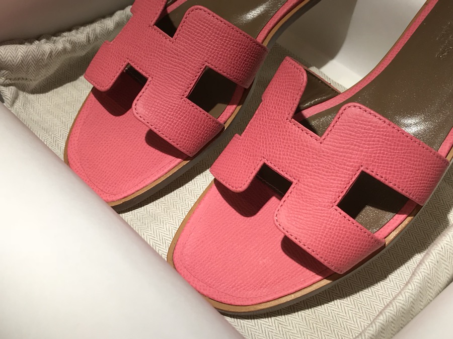 Hermes 经典款拖鞋  高端订制  独家品质  唇膏粉 H女拖
