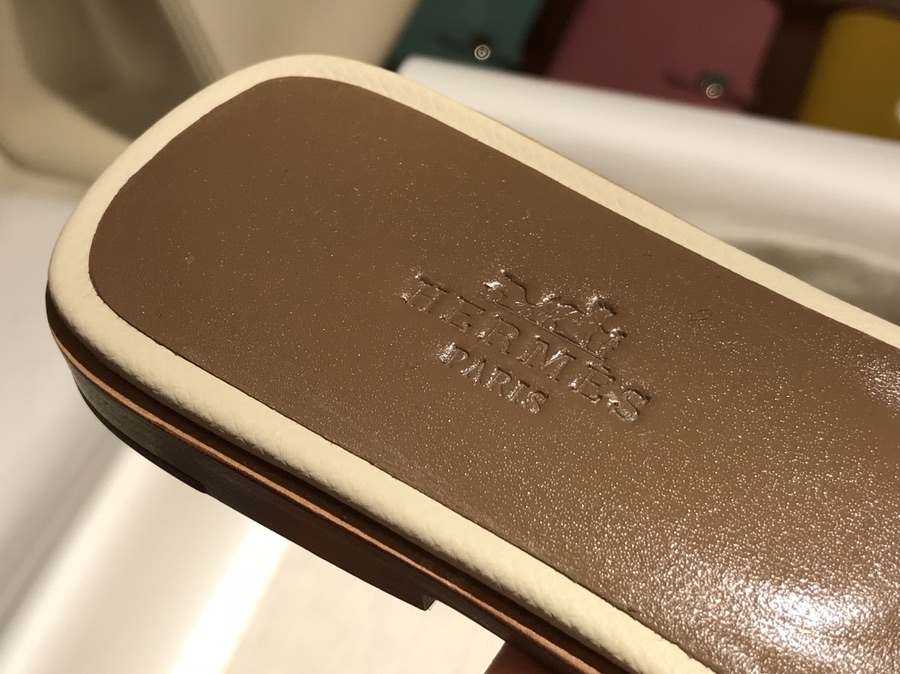 Hermes 经典款拖鞋 高端订制 奶昔白 独家品质 