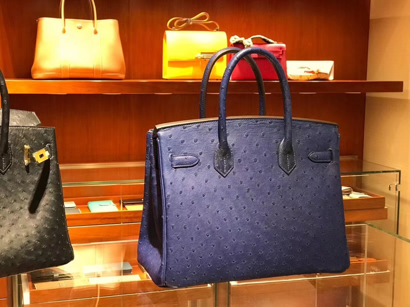 HERMES 爱马仕 铂金包 Birkin 30cm 玛尔塔兰 7T 金银扣都可以定制 配全套专柜原版包装