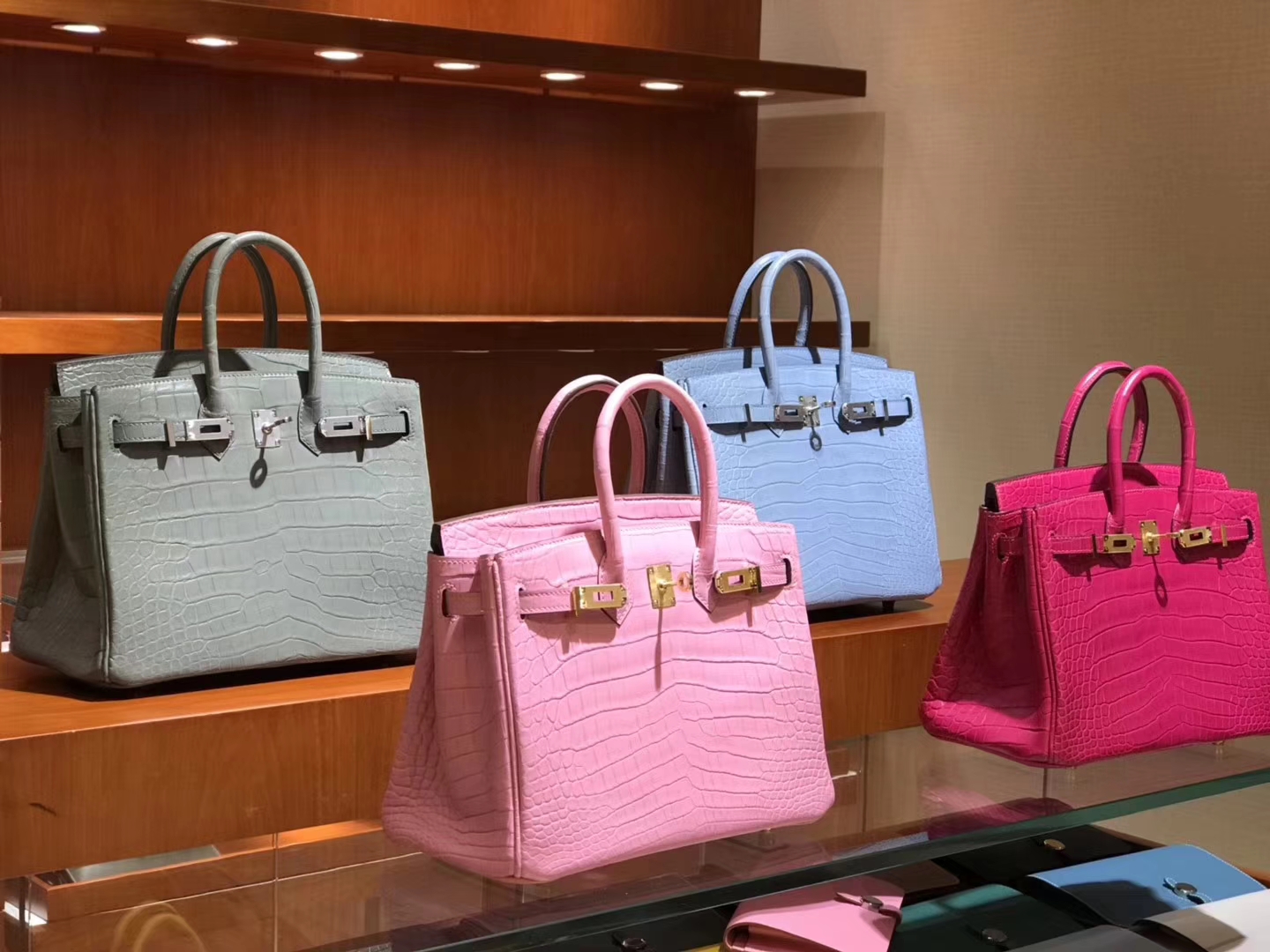 HERMES 爱马仕 Birkin 25CM 斑鸠灰/玛瑙兰/奶昔粉/糖果粉