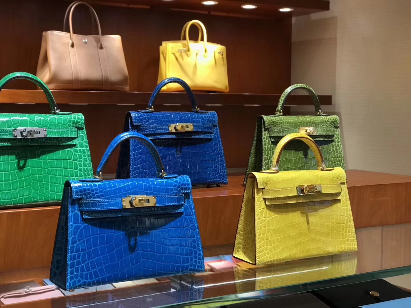HERMES 爱马仕 MiniKelly 2 翡翠绿/小鸡黄/杏色/橄榄绿/水妖蓝/电光蓝/锡器灰 配全套专柜原版包装