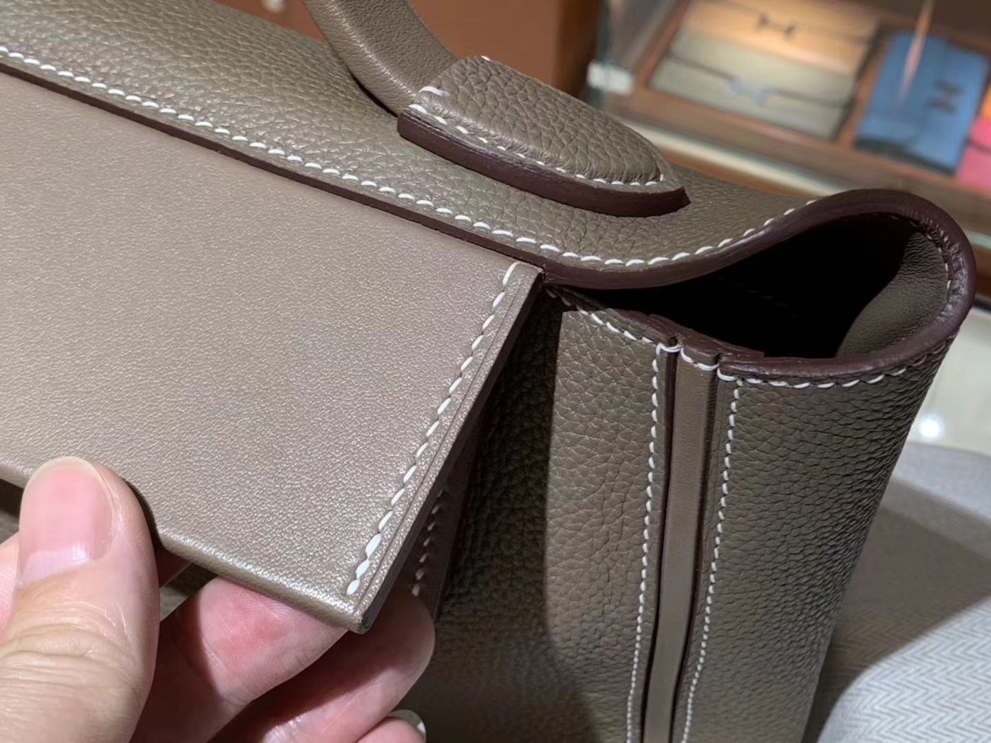 HERMES 爱马仕 kelly24/24 大象灰 接受订单
