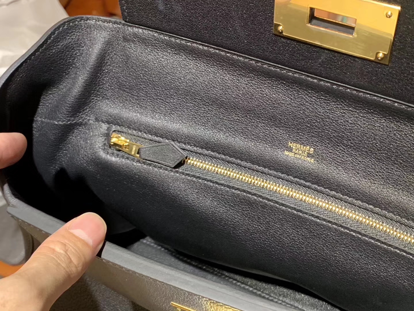 HERMES 爱马仕 kelly24/24 nior ck89 黑金 接受订单