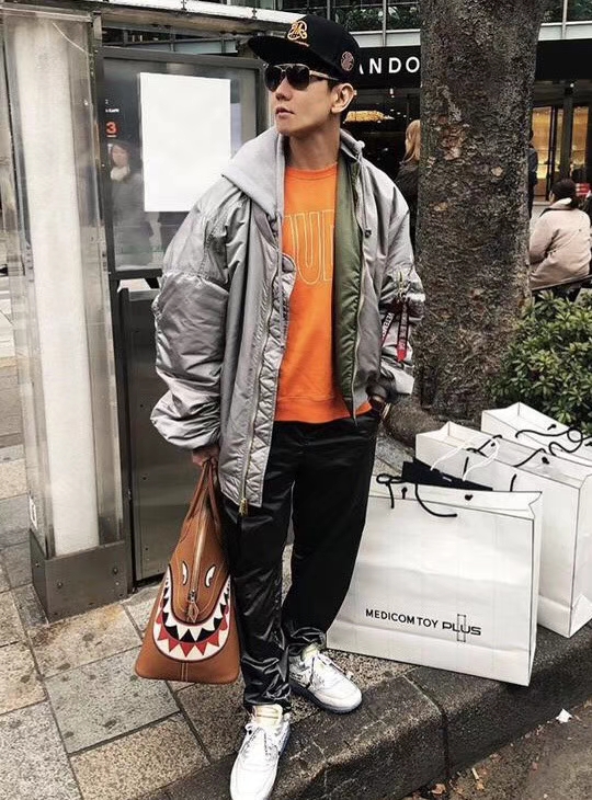 HERMES 爱马仕男包 林俊杰同款鲨鱼包 黑色