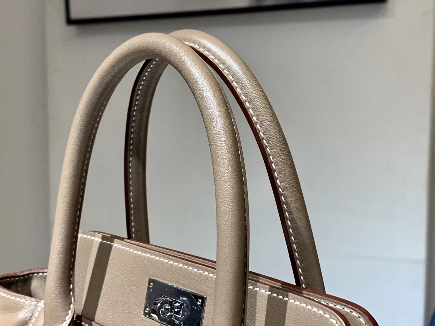HERMES 爱马仕 Toolbox 20cm Swift皮 大象灰