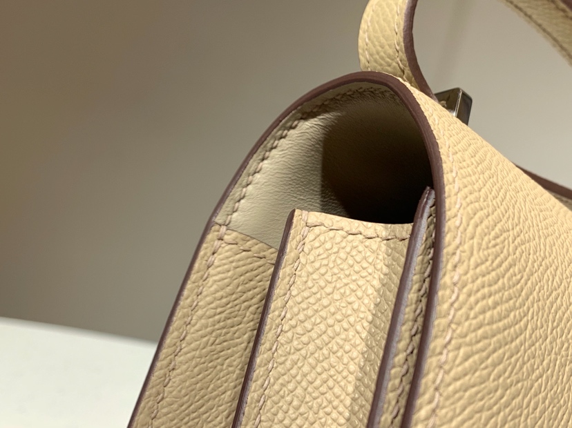 HERMES 爱马仕 空姐包 Constance 18cm 24cm 风衣灰