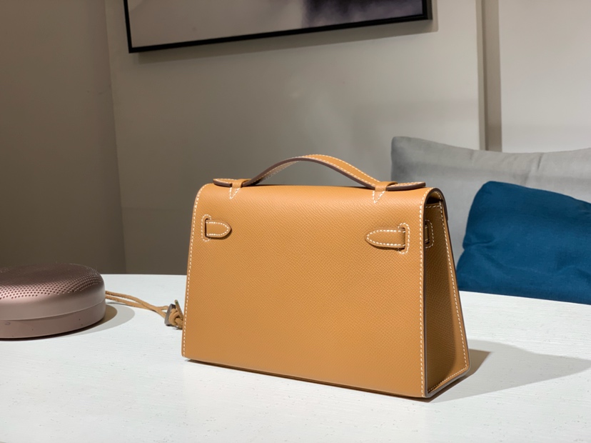HERMES 爱马仕 迷你凯莉 MiniKelly 1 Epsom 金棕色