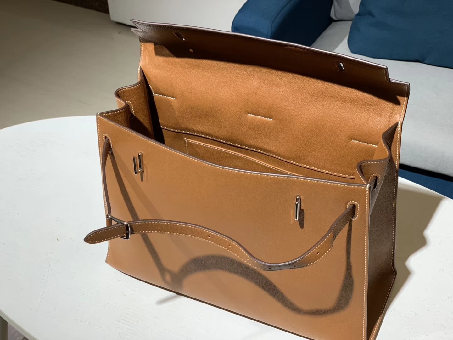 HERMES 爱马仕 Kellyfalt 金棕色 CK37 配全套专柜原版包装 现货系列