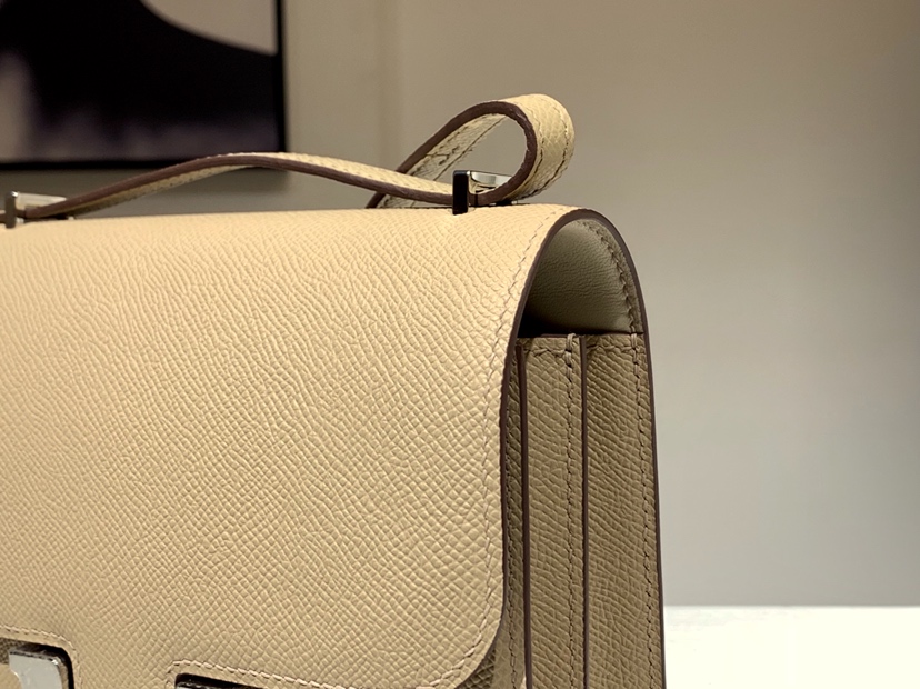 HERMES 爱马仕 空姐包 Constance 18cm 24cm 风衣灰