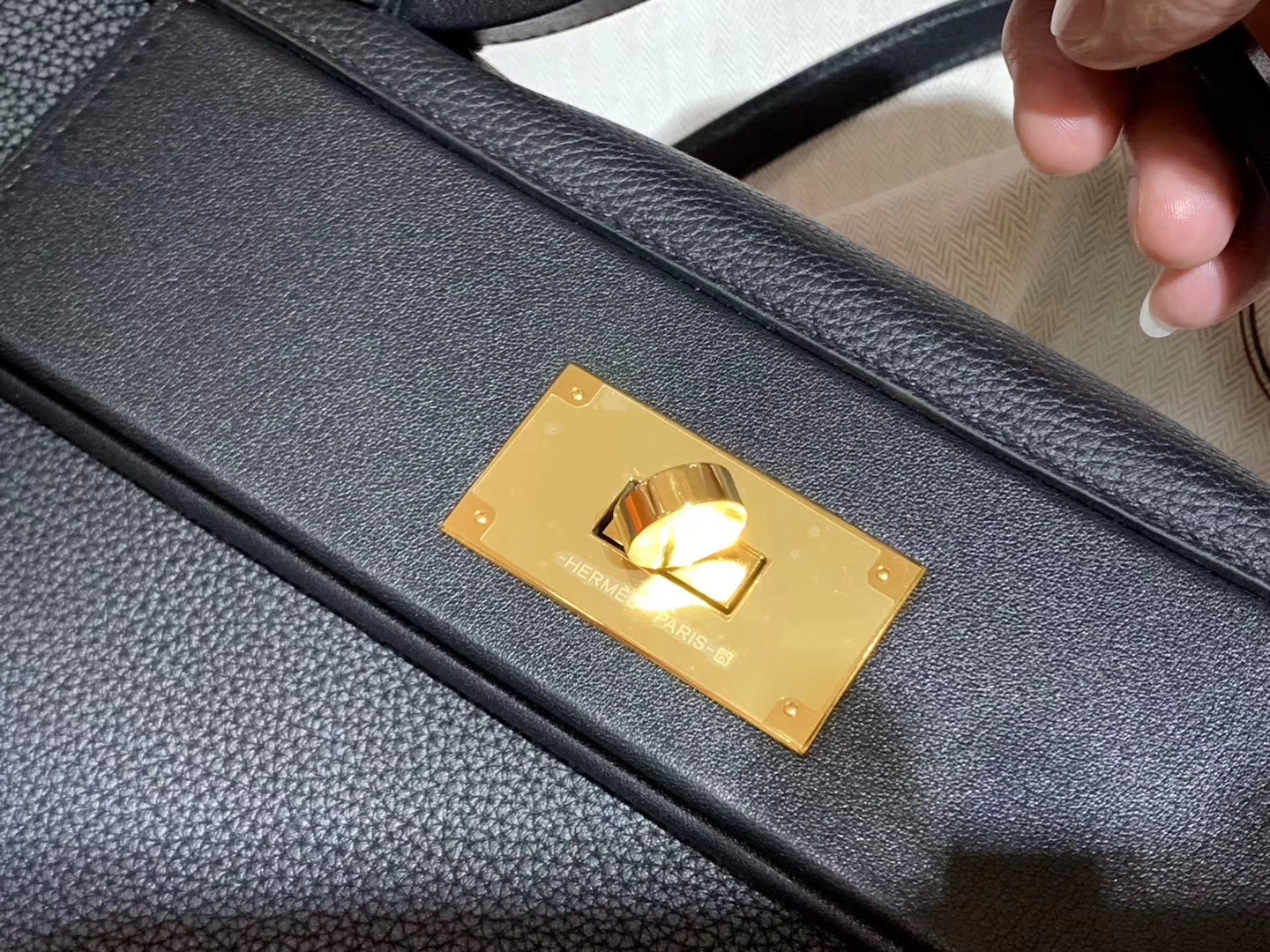 HERMES 爱马仕 kelly24/24 nior ck89 黑金 接受订单