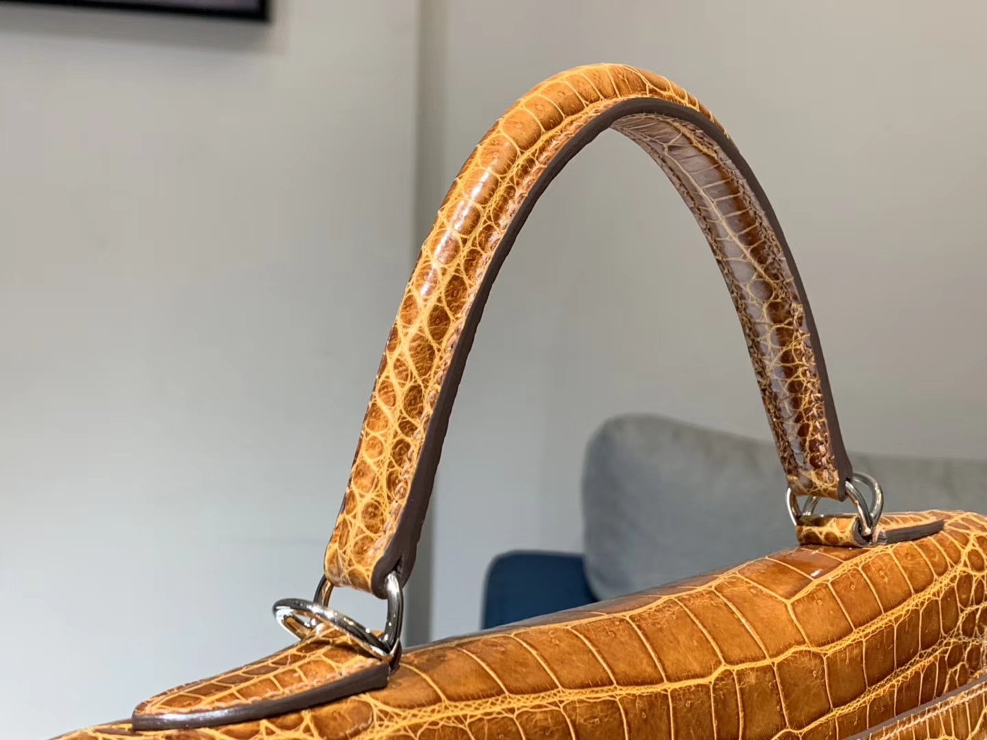 HERMES 凯莉包 Kelly 25CM 4g 焦糖色 brulee 配全套专柜原版包装