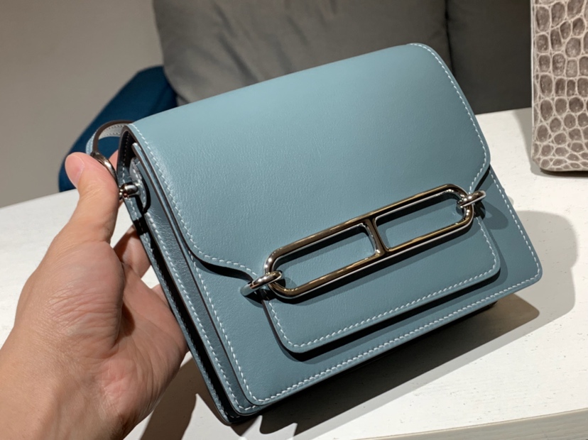 HERMES 爱马仕 Roulis 18cm 24cm swift皮