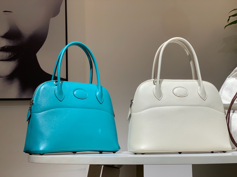 HERMES 爱马仕 Bolide Swift皮 10奶昔白