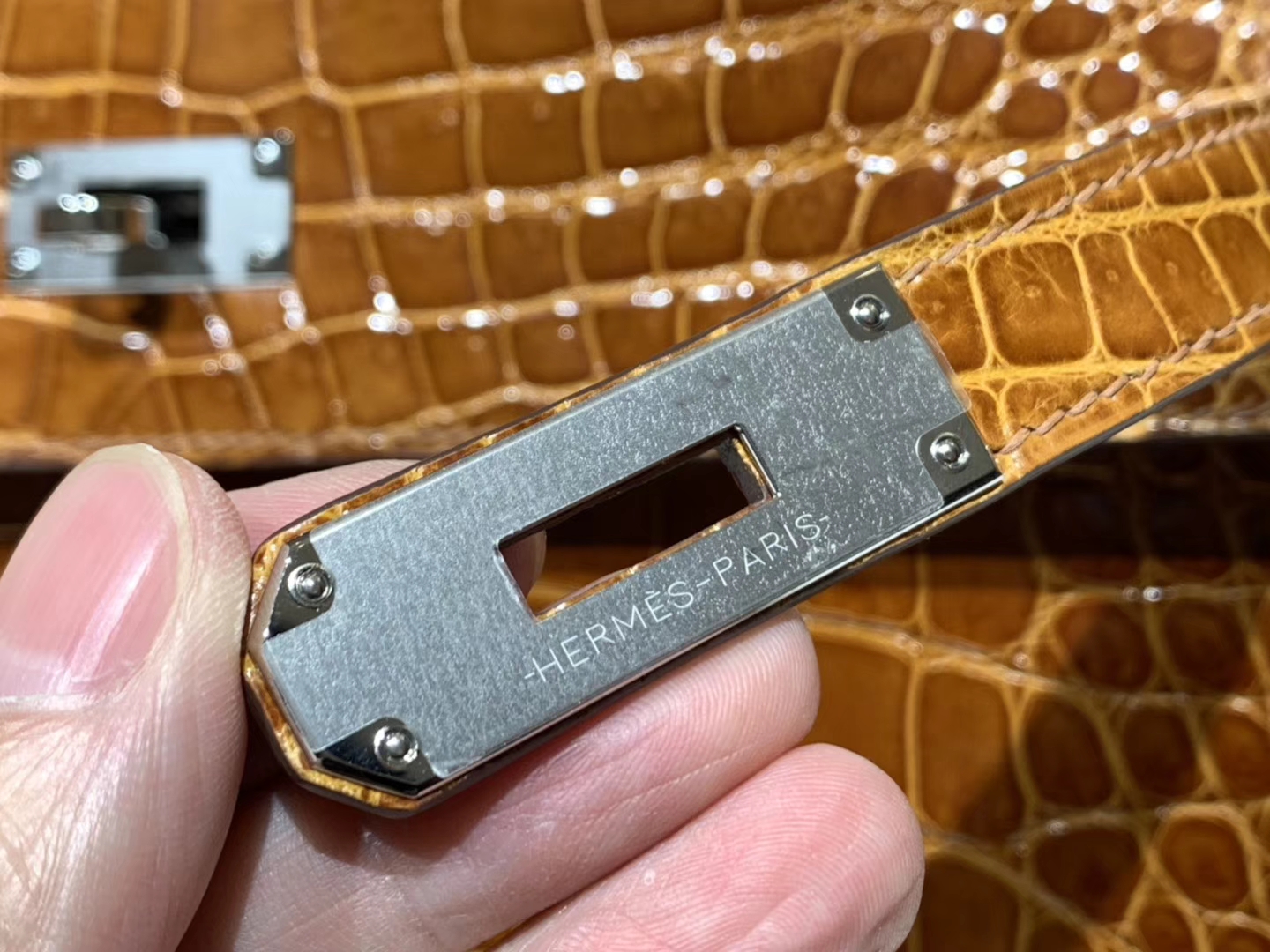 HERMES 凯莉包 Kelly 25CM 4g 焦糖色 brulee 配全套专柜原版包装