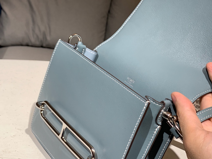 HERMES 爱马仕 Roulis 18cm 24cm swift皮