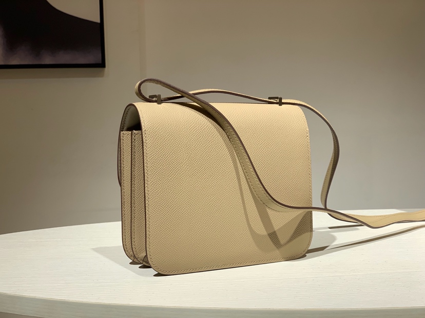 HERMES 爱马仕 空姐包 Constance 18cm 24cm 风衣灰