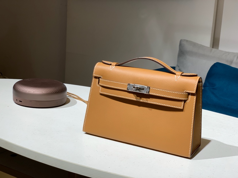 HERMES 爱马仕 迷你凯莉 MiniKelly 1 Epsom 金棕色